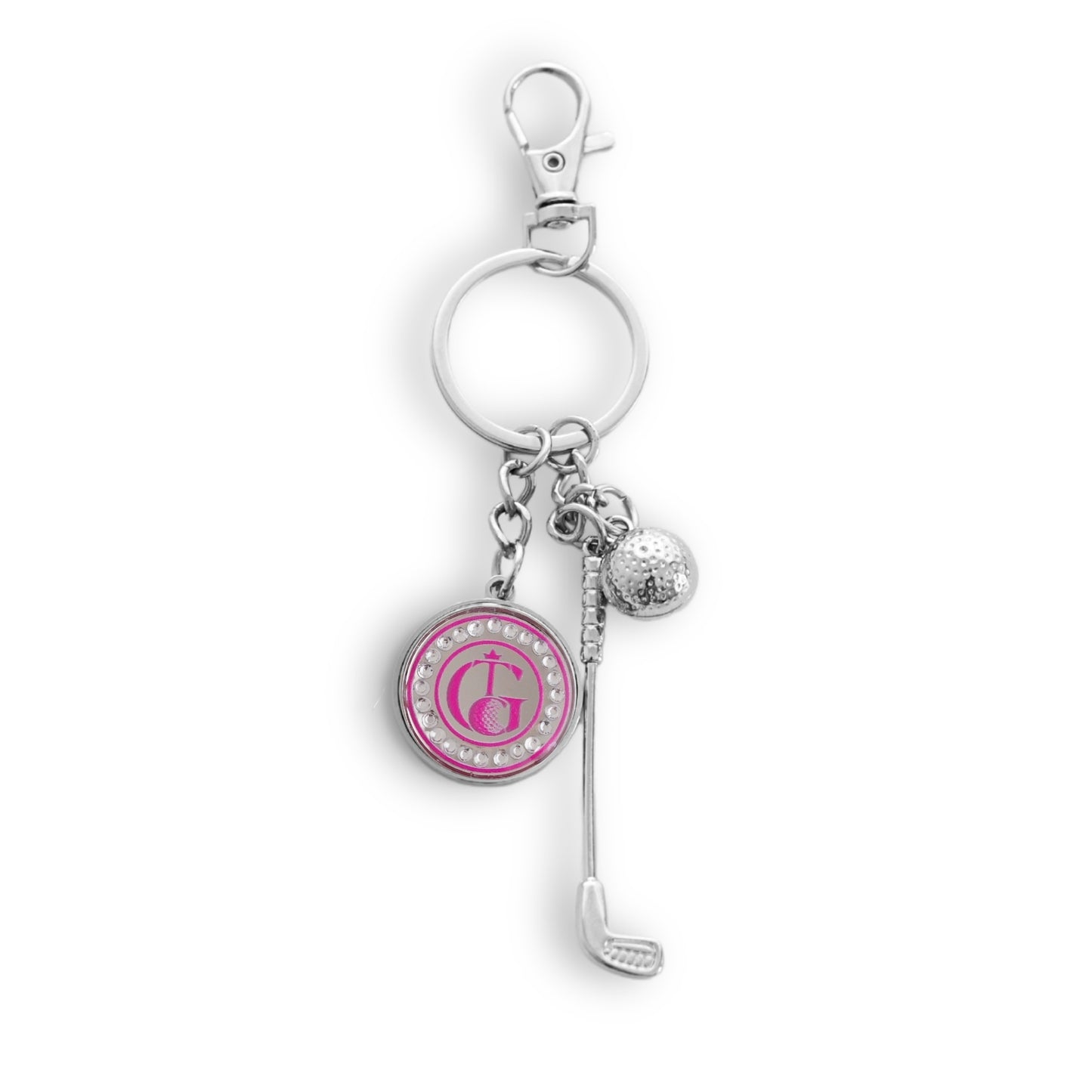 Pink Diamante TGC Key Ring