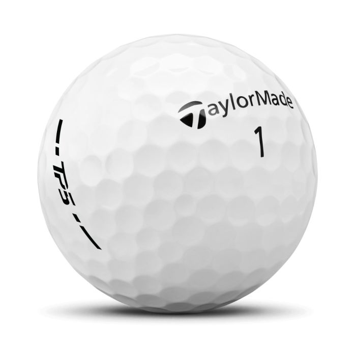 TaylorMade TM24 TP5 Golf Ball - White (1 Dozen)